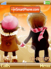 Couple Holding Hands Theme-Screenshot
