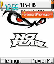 No Fear V2 theme screenshot
