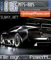 Black Car 03 theme screenshot