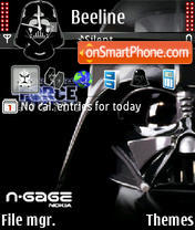 Capture d'écran Star Wars Force thème