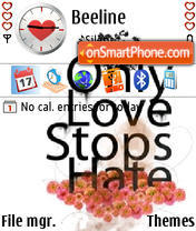 Скриншот темы Love N Hate