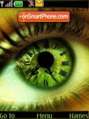 Abstract Eye clock es el tema de pantalla