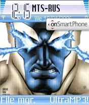 Скриншот темы Blue Superman