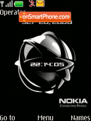 Animated Nokia Black theme screenshot