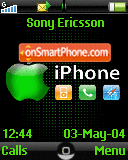 Скриншот темы IPhone Green 01