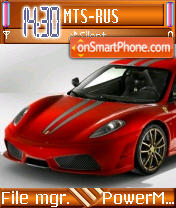 Red Car 01 tema screenshot