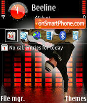 Dance1 theme screenshot