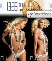Скриншот темы Britney Spears 03