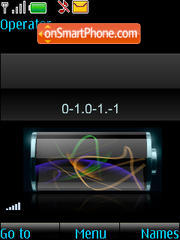 SWF clock $ indicator tema screenshot
