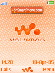Capture d'écran Walkman Wave Animated thème