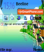 Sea Picture E90 theme screenshot