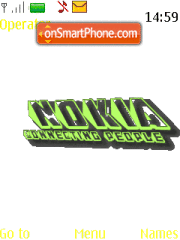 Green Nokia Animated tema screenshot