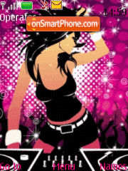 Dance Floor tema screenshot