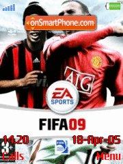 Capture d'écran Fifa 09 thème