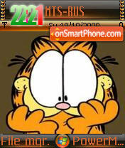 Garfield 25 tema screenshot