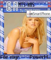 Скриншот темы Britney Spears 04