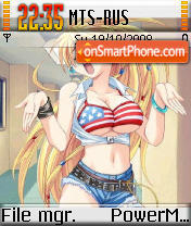American Babe tema screenshot