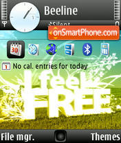 I Feel Free theme screenshot