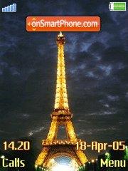 Capture d'écran Eiffel Tower thème