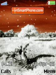 Animated Snow theme screenshot