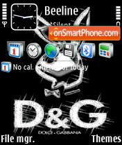 Скриншот темы D&G 06