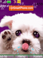 Capture d'écran Puppy thème