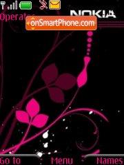 Pink Nokia tema screenshot