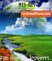 Landscape theme screenshot