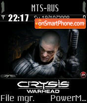 Warhead tema screenshot