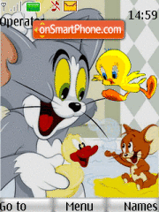 Tom $ Jerry animated theme screenshot