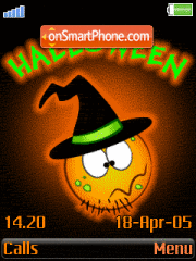 Animated Halloween tema screenshot