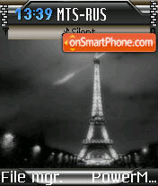 Efel Tower tema screenshot