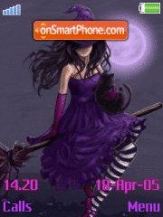 Violet Witch tema screenshot