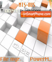 Capture d'écran Cube 02 thème