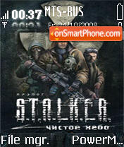 Capture d'écran Stalker Clear Sky 01 thème