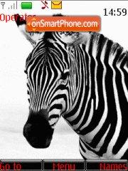 Zebra tema screenshot