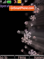 Скриншот темы Flowers Animated