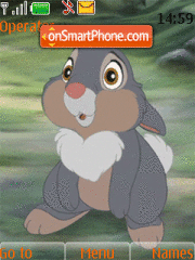 Hare Animated es el tema de pantalla