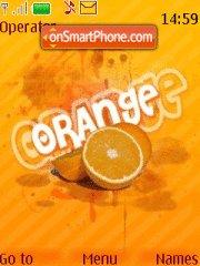Orange es el tema de pantalla