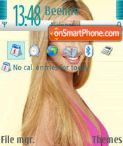 Скриншот темы Britney Spears