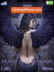 Goth Angel tema screenshot
