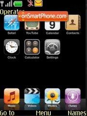 Iphone Carbon theme screenshot