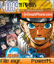 Capture d'écran Naruto V1 thème