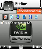 Capture d'écran Nvidia 03 thème