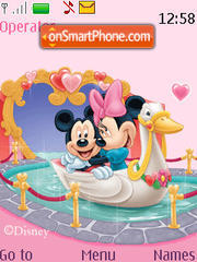 Mickey and Minnie Animated 01 theme screenshot