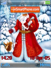 Santa Claus Animated es el tema de pantalla