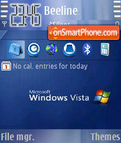 Скриншот темы Vista 05