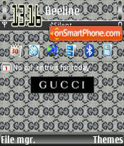 Capture d'écran Gucci 10 thème