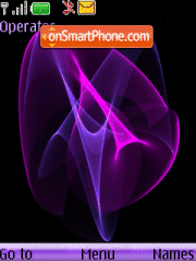 Purple Abstraction theme screenshot