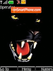 Capture d'écran Panther thème